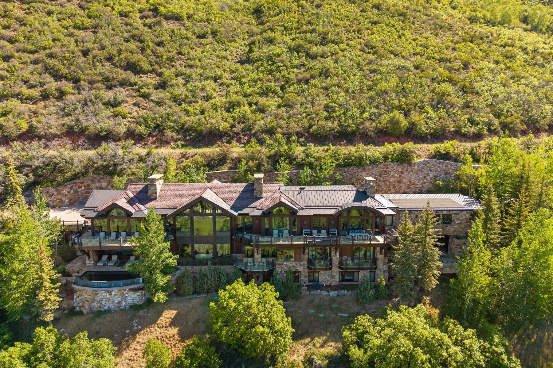 homes built into mountains for sale