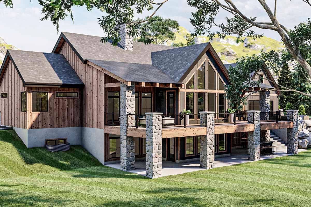 mountain lake home